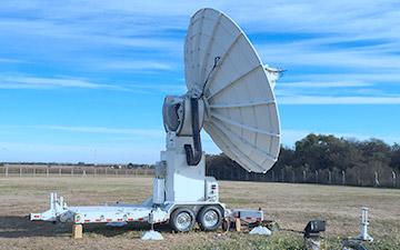 Product image of a mobile ground station located in Cordoba, Argentina